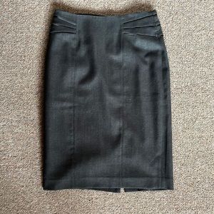 RW Slate blue patterned pencil skirt